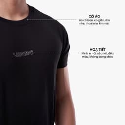 Thumbnail Áo thun nam cổ tròn 4MEN AT158, in chữ, vải cotton dày dặn, thấm mồ hôi, co giãn, thoáng mát 4