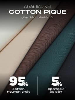 Thumbnail Áo thun nam cổ tròn AUSTIN vải Cotton Pique dày dặn, trẻ trung, năng động - HUSSIO 4