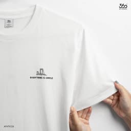 Thumbnail Áo thun nam cổ tròn form regular fit 360 Boutique gam màu trung tính đơn giản thoải mái - APHTK538 4