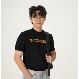 Thumbnail Áo thun nam cổ tròn form CASUAL FIT BEN & TOD CS1210BB360 vải cotton trẻ trung đơn giản basic thanh lịch nam tính 4