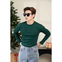 Thumbnail Áo Thun Nam Cổ Tròn Tay Dài Cotton Gân Form Body Thương HIệu MrTwins 2