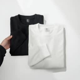 Thumbnail Áo thun nam cổ tròn tay dài 360 Boutique áo thu đông nam trơn trắng đen chất liệu mềm mại - ATDOL527 2