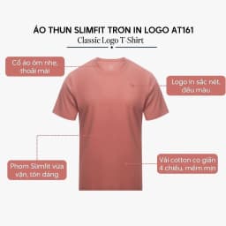 Thumbnail Áo thun nam cổ tròn trơn 4MEN AT161 form slimfit đẹp ôm body, vải cotton cao cấp co giãn 4 chiều thấm mồ hôi, giá rẻ 3