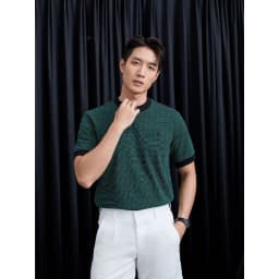 Thumbnail Áo thun nam Form Regular R1210 BE525 chất liệu cotton co giãn tốt thấm hút mồ hôi trẻ trung năng động cao cấp BEN & TOD 2