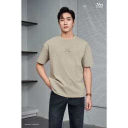 Thumbnail Áo thun nam form rộng thoải mái thương hiệu 360 Boutique áo phông nam cotton cao cấp - APHTK611 3