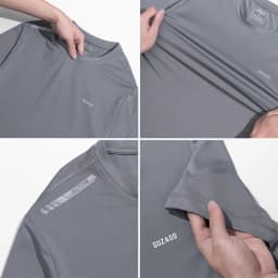 Thumbnail Áo Thun Nam GUZADO Chất Vải Coolmax Dày Dặn Co Giãn Thoải Mái, Thể Thao Thấm Hút Tốt, Basic GTS06 4