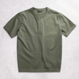 Thumbnail Áo Thun Nam Henley Cổ Điển DUSTYMAN - Vải 100% Cotton - Form Regular Fit 2
