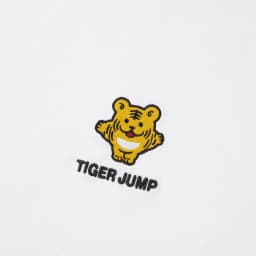 Thumbnail Áo thun nam HLA màu trắng tay ngắn in Tiger Jump vải cotton lạnh mềm mại, thoáng mát 4