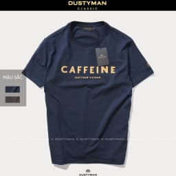 Thumbnail Áo Thun Nam In Hình Cổ Điển Caffeine DUSTYMAN - Vải 100% Cotton - Form Regular Fit 1