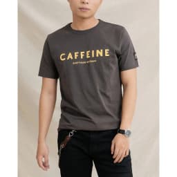 Thumbnail Áo Thun Nam In Hình Cổ Điển Caffeine DUSTYMAN - Vải 100% Cotton - Form Regular Fit 3