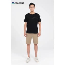 Thumbnail Áo thun nam in họa tiết dáng Regular Metagent MS 57E3586 1