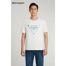 Thumbnail Áo thun nam in họa tiết dáng Regular Metagent MS 57E3590 4