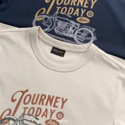Thumbnail Áo Thun Nam Journey Dustyman, Vải 100% Cotton Cao Cấp,Hình In Cổ Điển,Form Regular Fit 3
