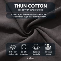 Thumbnail Áo Thun Nam Motorcycle Dustyman, Vải 100% Cotton Cao Cấp,Hình In Cổ Điển,Form Regular Fit 4