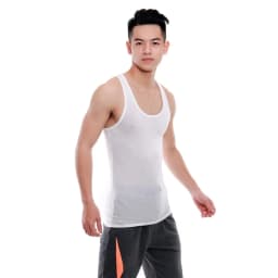 Thumbnail Áo Thun Nam Narsis, Sát Nách, Chất Cotton, Siêu Mềm Mịn, Thấm Hút Mồ Hôi, Thoải Mái 4