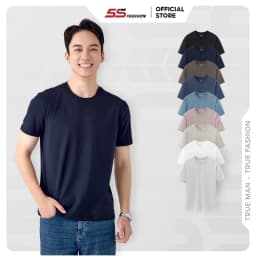 Thumbnail Áo Thun Nam Ngắn Tay Cotton 5S FASHION,Trẻ Trung, Năng Động (ATS24045-25045) 1