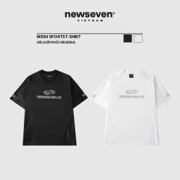 Thumbnail Áo Thun Nam Nữ NEWSEVEN Mesh Sports T-Shirt AT.362 2