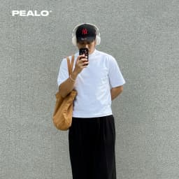 Thumbnail Áo thun nam nữ PEALO form Boxy cotton 250gsm 3