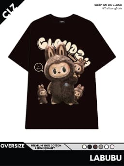 Thumbnail Áo thun nam nữ unisex tay lỡ phông local brand CLOUDZY form rộng cổ tròn oversize cotton TH AT TREND 1