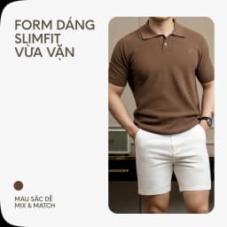 Thumbnail Áo Thun Nam Polo Dệt Kim Cao Cấp SS2 Phối Trơn Thêu Ngựa Multi Color Sợi 32S Thoáng Mát By Cotton 4