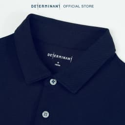 Thumbnail Áo thun nam Polo DETERMINANT Cotton kháng bền màu, thoáng khí - màu dark blue, màu đen - P12-02 4