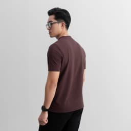 Thumbnail Áo thun nam Ribbed T-shirt thun co giãn thấm hút tốt dệt gân nhuyễn sang trọng chỉn chu LEEVUS AT29 2