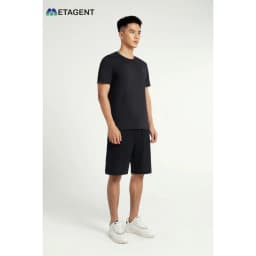 Thumbnail Áo thun nam slim fit Metagent MS 57E3487 4