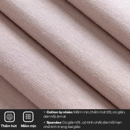 Thumbnail Áo Thun Nam SMART-COTTON 5S FASHION, Thiết Kế Trơn, Thoáng Mát, Nhiều Màu, Dễ Mặc (ATS25045) 3