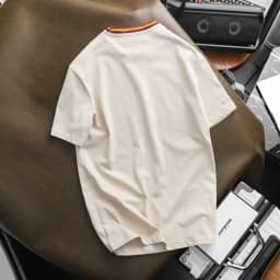 Thumbnail Áo Thun Nam Socce Thêu Họa Tiết Tinh Xảo Sang Trọng Chất Liệu Cotton Dày Mịn Thoáng Mát Form Regular - FAPAS 3