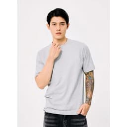 Thumbnail Áo Thun Nam Tay Ngắn Cổ Tròn Trơn Đơn Giản Co Giãn Thời Trang Thương Hiệu Y2010 Non Branded 39 Vol 24 24242 |YaMe| 1