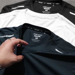 Thumbnail Áo thun nam TORANO MASTER TEE trơn in phản quang, co giãn thoải mái, thấm hút mồ hôi, cổ tròn GSTS018 2