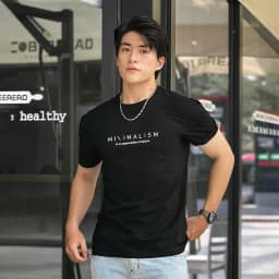 Thumbnail Áo thun nam TORANO ngắn tay họa tiết họa tiết Mi\Imalism 1