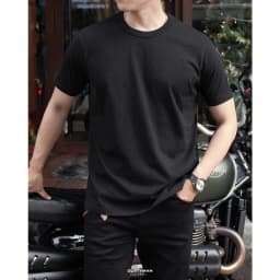 Thumbnail Áo Thun Nam Trơn Cổ Tròn 100% Cotton Premium DUSTYMAN - Form Regular Fit - Basic 2