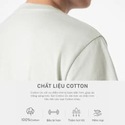 Thumbnail Áo thun nam TShirt Basic Cotton 100% 220gsm dày dặn mềm mại Coolmate 4