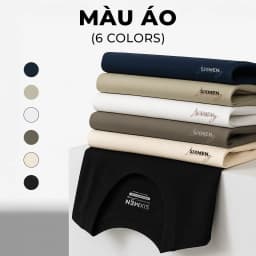Thumbnail Áo thun nam TSHIRT SIXMEN LUXURY Ver 2 cổ tròn vải cotton cao cấp co giãn, thoáng mát, thanh lịch 4