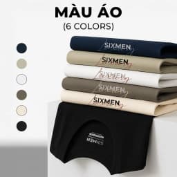Thumbnail Áo thun nam TSHIRT SIXMEN LUXURY Ver 1 cổ tròn vải cotton cao cấp co giãn, thoáng mát, thanh lịch 4
