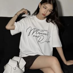 Thumbnail Áo thun NELLY Cotton 260gsm Premium - Mauvais Mai Riche Tay Lỡ Form Rộng Nam Nữ 2