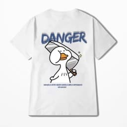 Thumbnail Áo thun NELLY Cotton 260gsm Premium - Duck Danger Tay Lỡ Form Rộng Nam Nữ 1