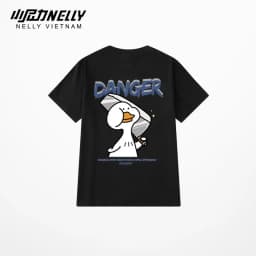 Thumbnail Áo thun NELLY Cotton 260gsm Premium - Duck Danger Tay Lỡ Form Rộng Nam Nữ 2