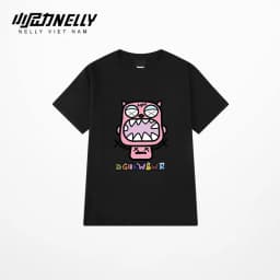 Thumbnail Áo thun NELLY Cotton 260gsm Premium - Quái Vật Nhỏ Tay Lỡ Form Rộng Nam Nữ 1