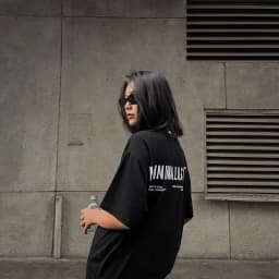 Thumbnail Áo thun NELLY Cotton 260gsm Premium - Minimalis Tay Lỡ Form Rộng Nam Nữ 2