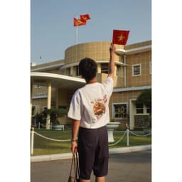 Thumbnail Áo thun NELLY - ĐỘC LẬP TƯ DO, ẤM NO HẠNH PHÚC 100% cotton 260gsm Premium -Tay Lỡ Form Rộng Oversize Nam Nữ 3