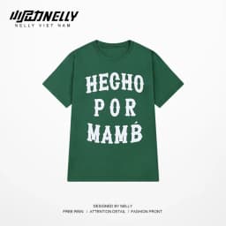 Thumbnail Áo thun Nelly NELLY trendy HECHO cotton 100% co dãn 2 chiều·premium form rộng unisex tay lỡ nam nữ 4