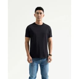 Thumbnail Áo Thun Ngắn Tay Vải Cotton Trơn Form Fitted - Routine 10F24TSS001CR1 1