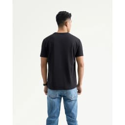 Thumbnail Áo Thun Ngắn Tay Vải Cotton Trơn Form Fitted - Routine 10F24TSS001CR1 3