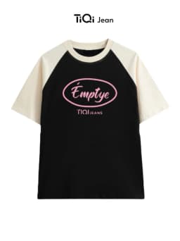 Thumbnail Áo thun nữ baby tee Émptye form vừa vải cotton dày dặn TiQi Jeans A64 1