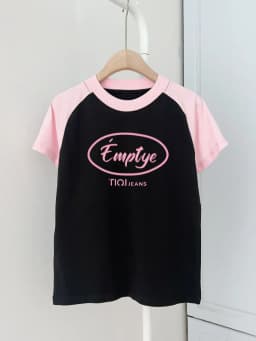 Thumbnail Áo thun nữ baby tee Émptye form vừa vải cotton dày dặn TiQi Jeans A64 2