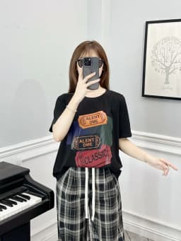 Thumbnail Áo Thun Nữ Laroma 04 | Mềm Mát - Thấm Hút Mồ Hôi - An Toàn Cho Da - Bền Bỉ 1
