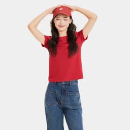 Thumbnail Áo thun nữ MARC FASHION tay ngắn basic CBGN068822 2