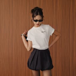Thumbnail Áo Thun Nữ VM STYLE Họa Tiết Thêu Chữ Nổi Form Lửng Chất Vải Xốp Cao Cấp ATU00944 2